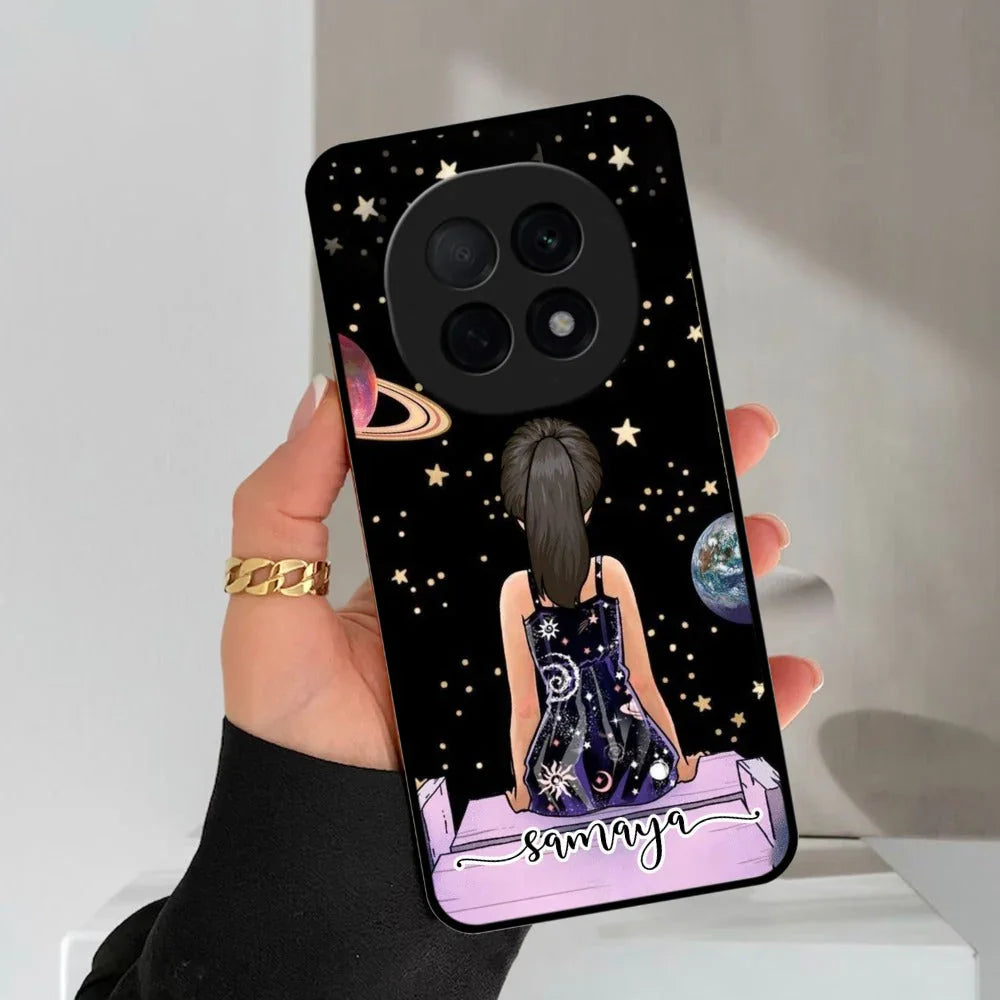 Girl In Universe Customised Glossy Metal Case Cover For Oppo - ShopOnCliQ