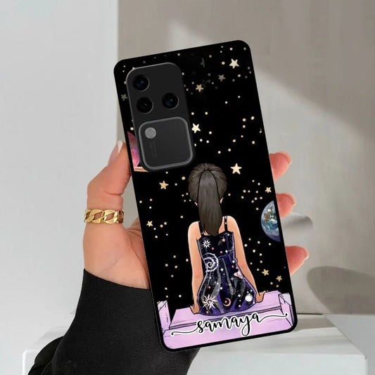 Girl In Universe Customised Glossy Metal Case Cover For Vivo - ShopOnCliQ