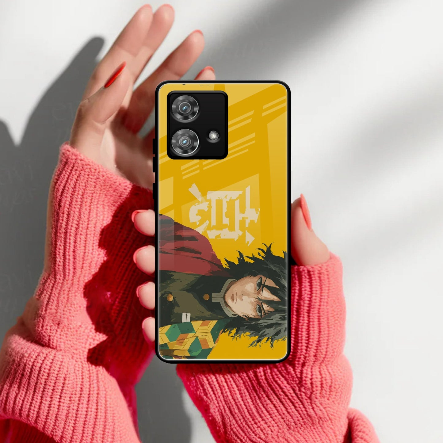 Giyu Chill Glass Case Cover For Motorola