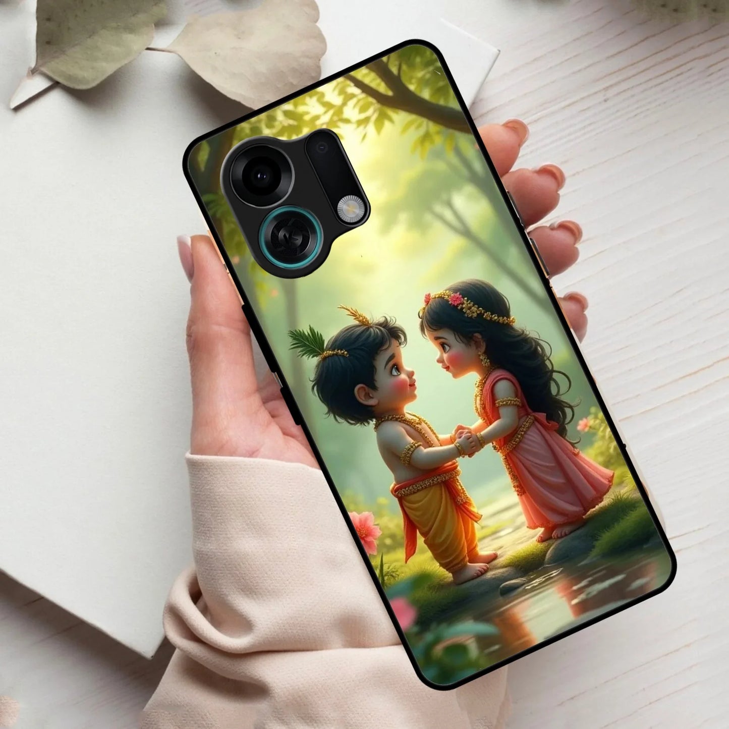 Heavenly Bond Glass Case Cover For Oppo - ShopOnCliQ