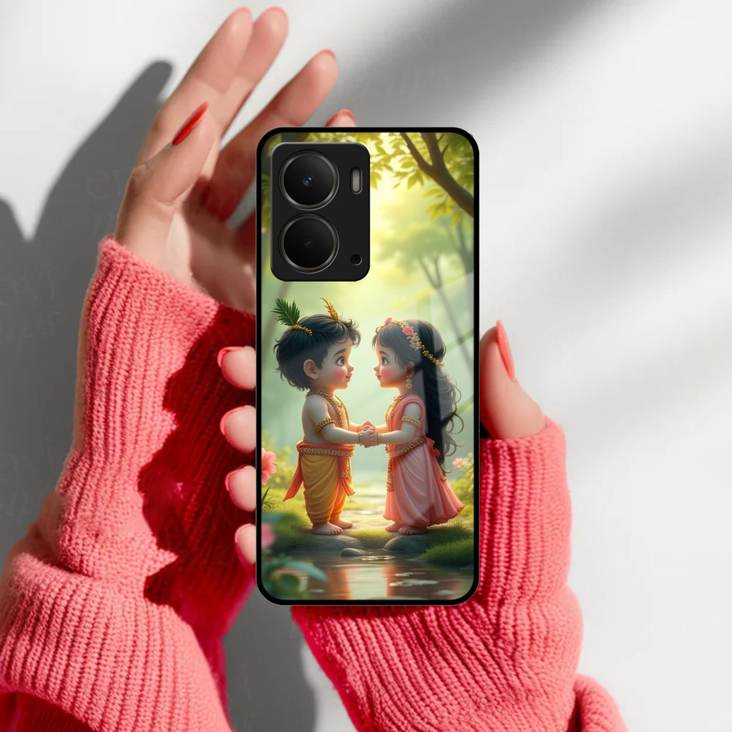 Heavenly Bond Glass Case Cover For Realme/Narzo