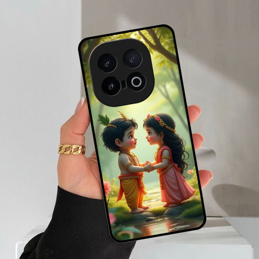 Heavenly Bond Glossy Metal Case Cover For iQOO