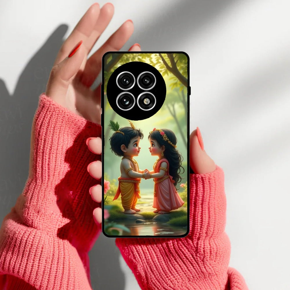 Heavenly Bond Glossy Metal Case Cover For OnePlus