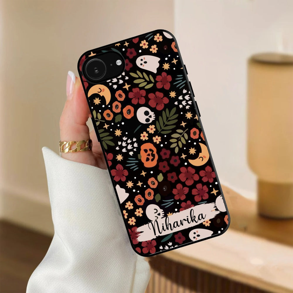 Hellowean Glossy Metal Case Cover For iPhone