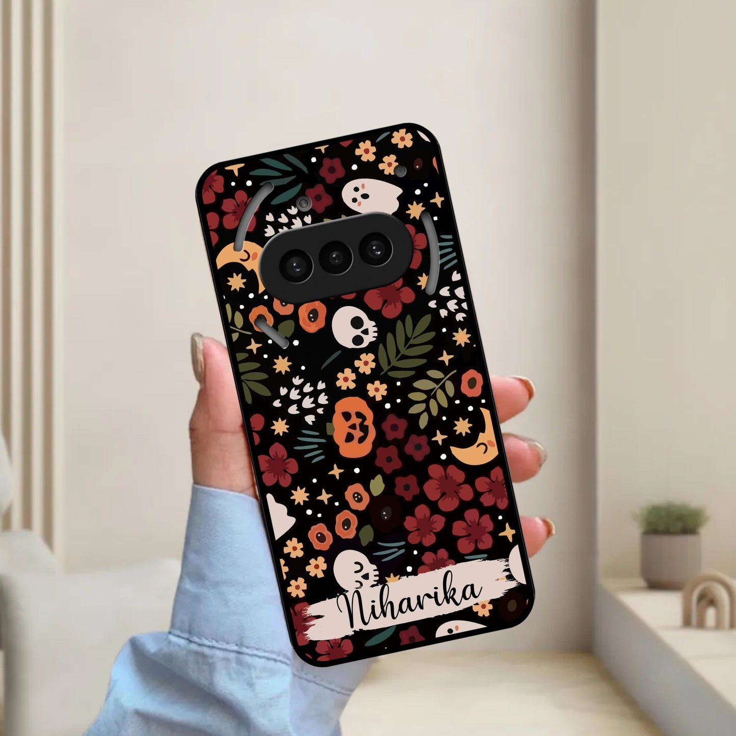 Hellowean Glossy Metal Case Cover For Nothing