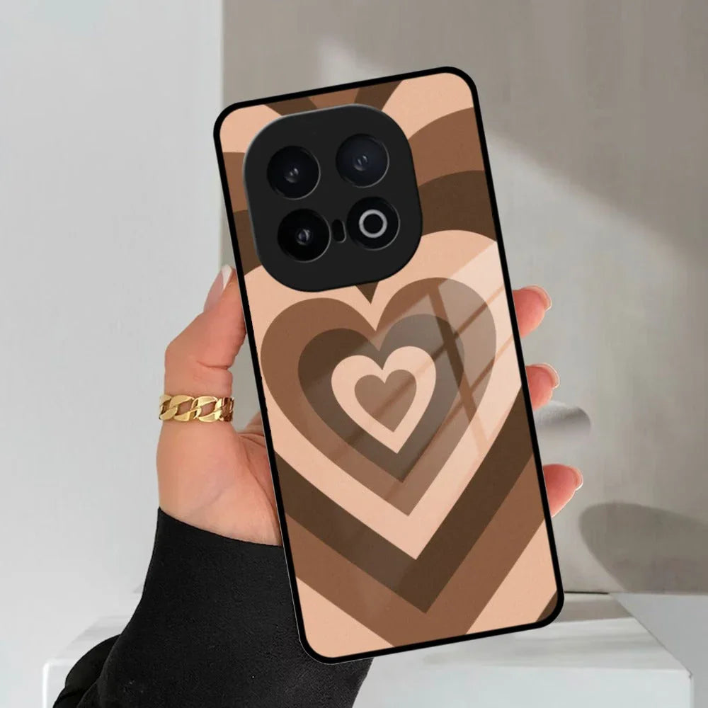 Latte Love Patter Glass Case Cover - Coffee For iQOO - ShopOnCliQ