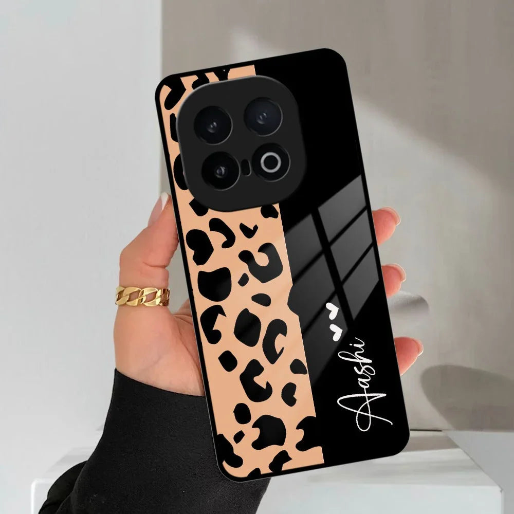 Leopard Glass Case Cover For iQOO - ShopOnCliQ