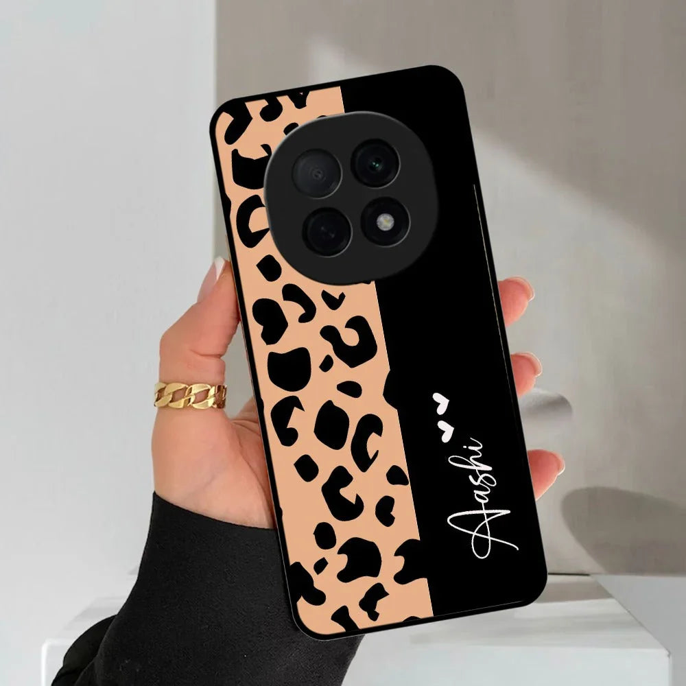 Leopard Glossy Metal Case Cover For Oppo - ShopOnCliQ
