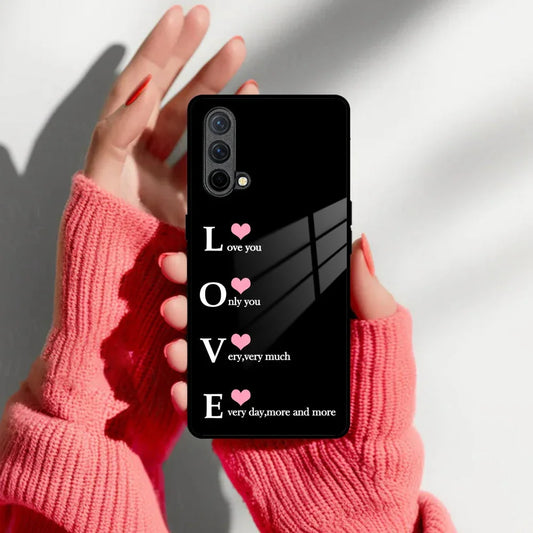 Latte Love Patter Glass Case Cover - Coffee For OnePlus - ShopOnCliQ
