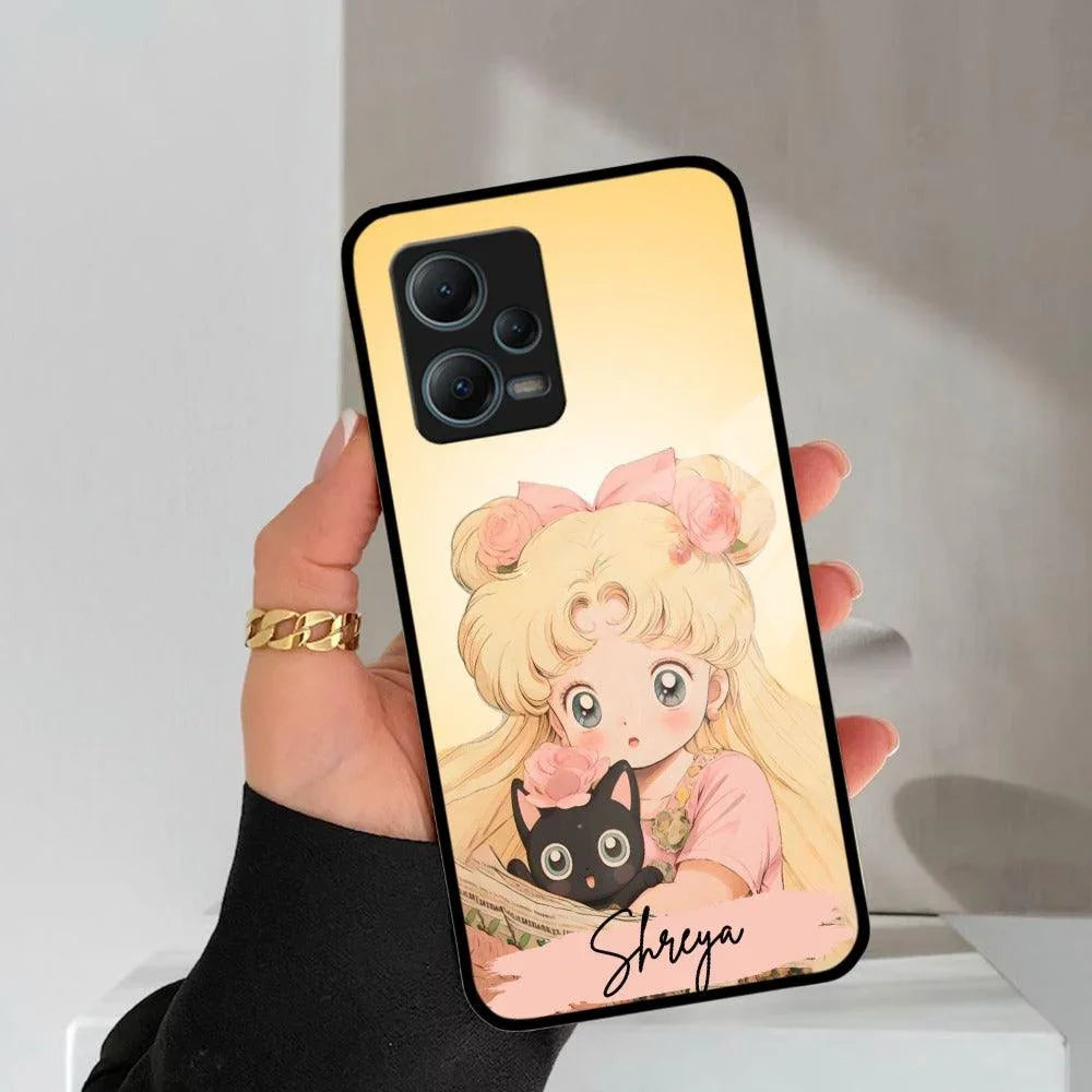 Lovely Sailor Moon Customize Glass Case Cover For Poco - ShopOnCliQ