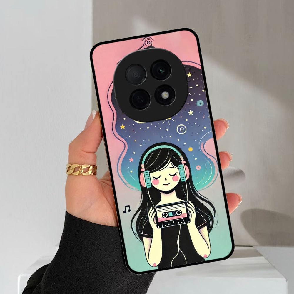 Luna Glossy Metal Case Cover For Oppo