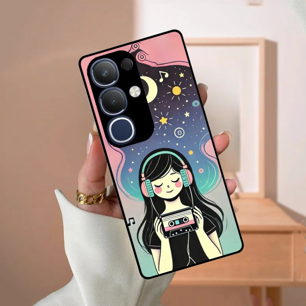 Luna Glossy Metal Case Cover For Vivo - ShopOnCliQ