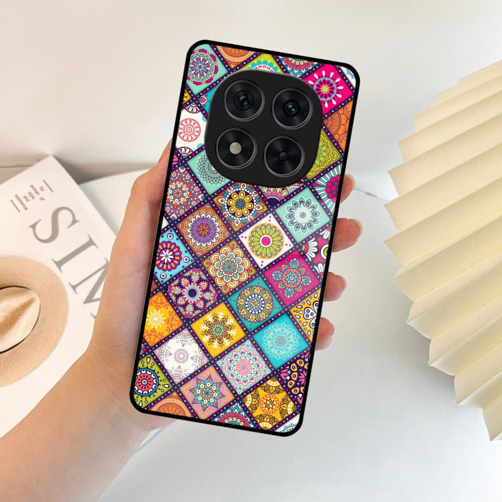 Mandala Glass Case Cover V2 For Poco