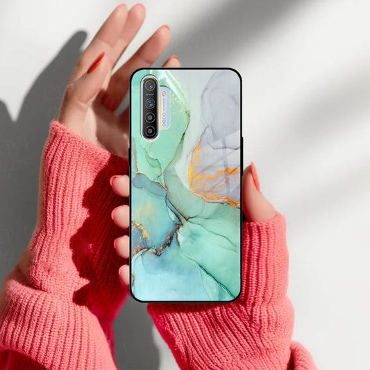 Marble Glass Finish Phone Case And Cover For Realme/Narzo