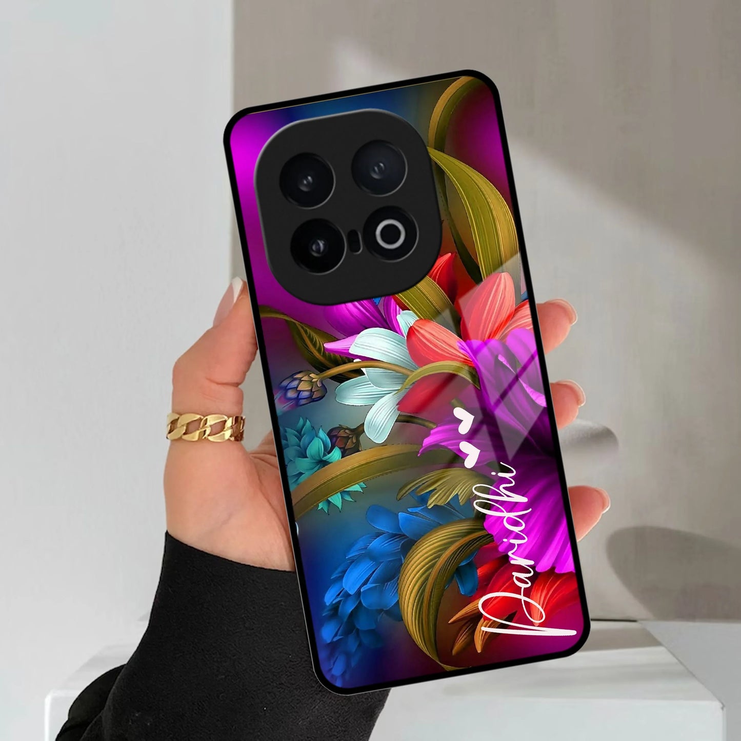 Margenta Glass Case Cover For iQOO - ShopOnCliQ