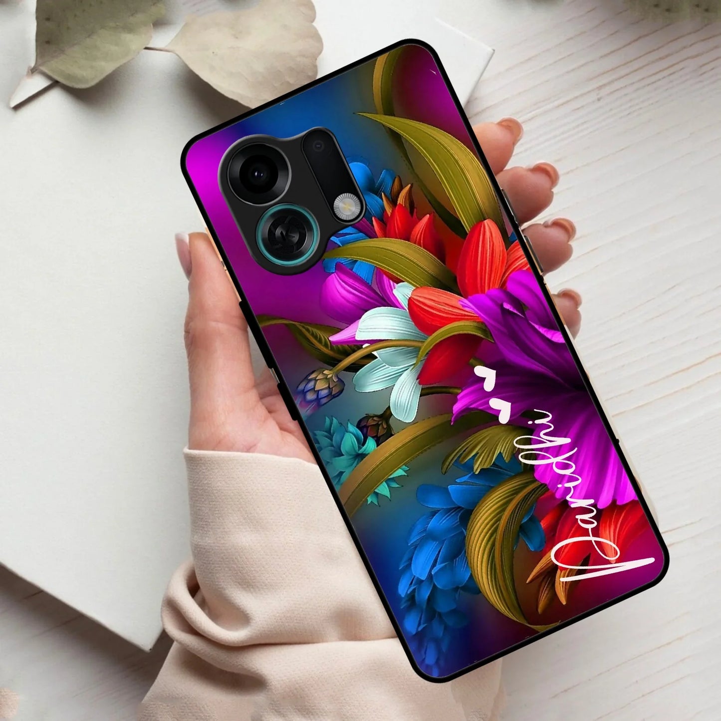 Margenta Glass Case Cover For Oppo - ShopOnCliQ