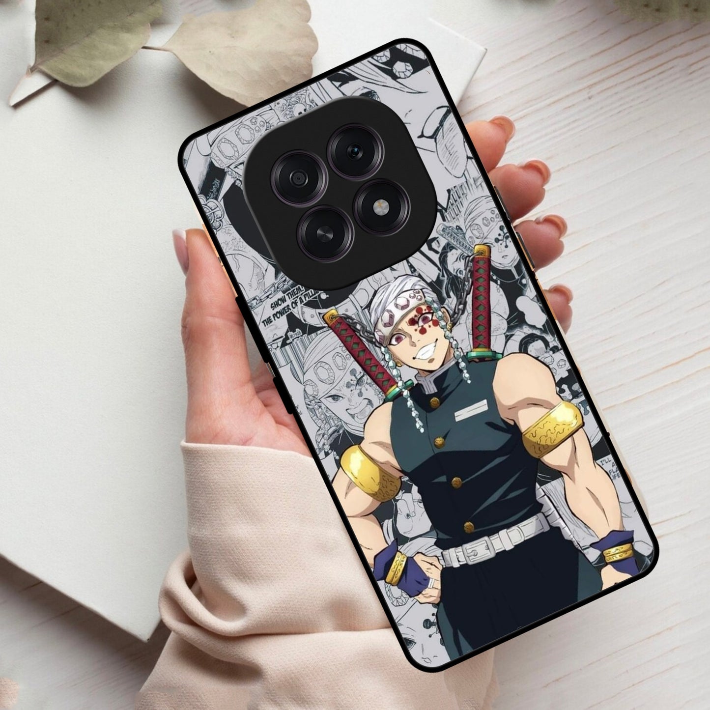 Mr. Flashy Glass Case Cover For Oppo