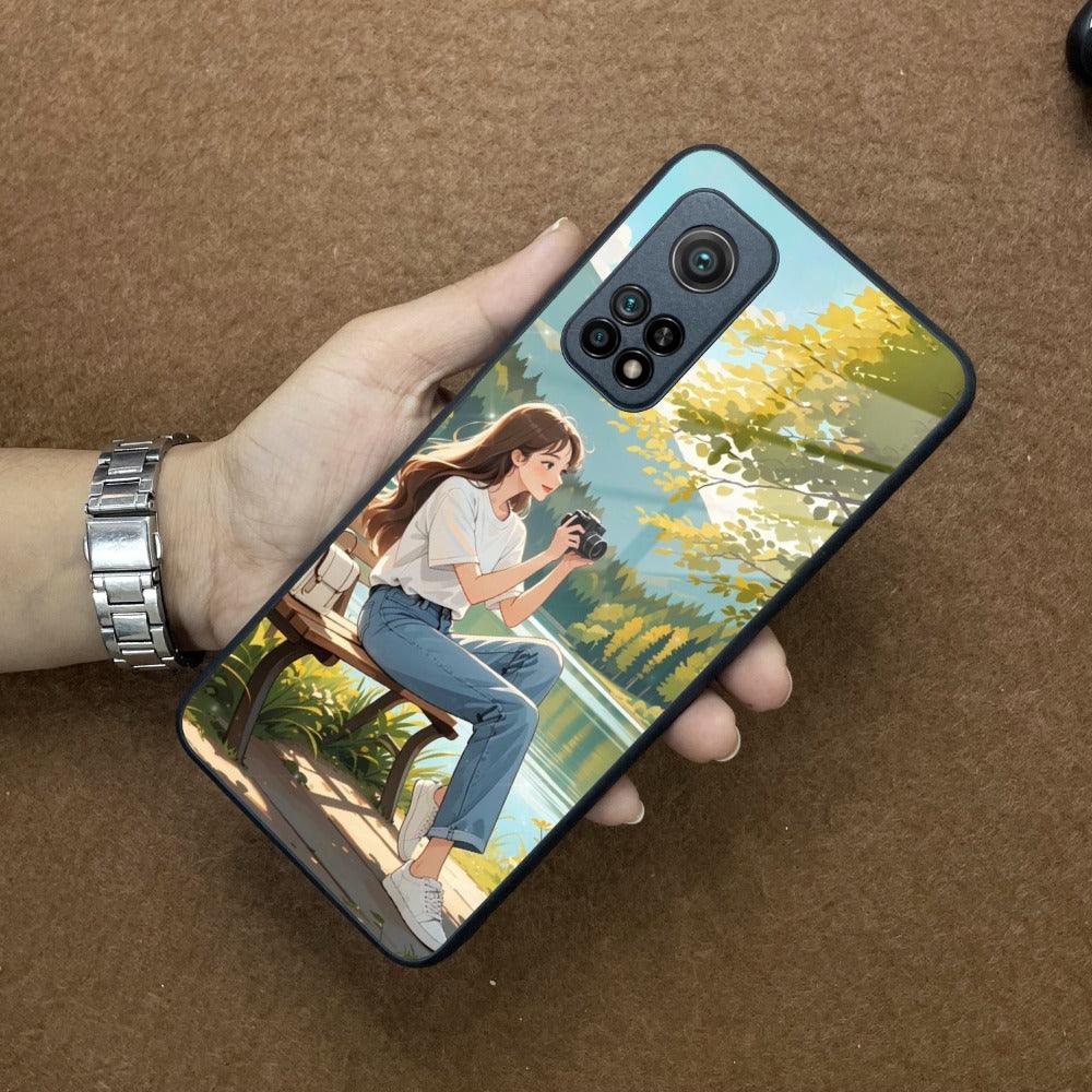 Nature Frame Glass Case Cover For Redmi 12 4G - ShopOnCliQ