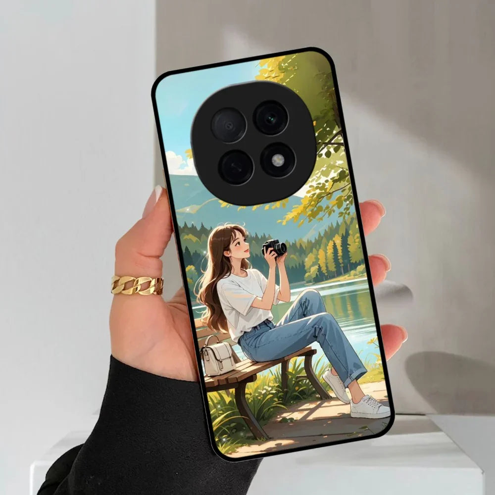 Natures Frame Glossy Metal Case Cover For Oppo - ShopOnCliQ