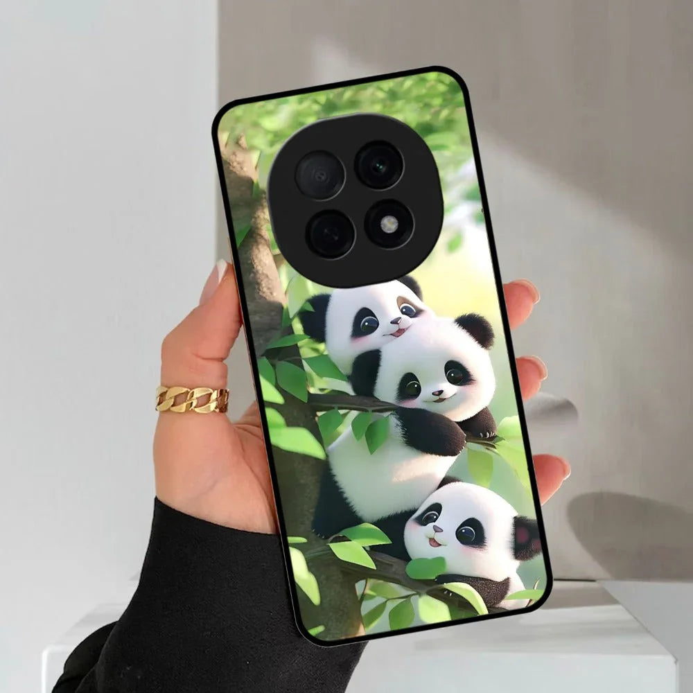 Panda Glossy Metal Case Cover For Oppo - ShopOnCliQ