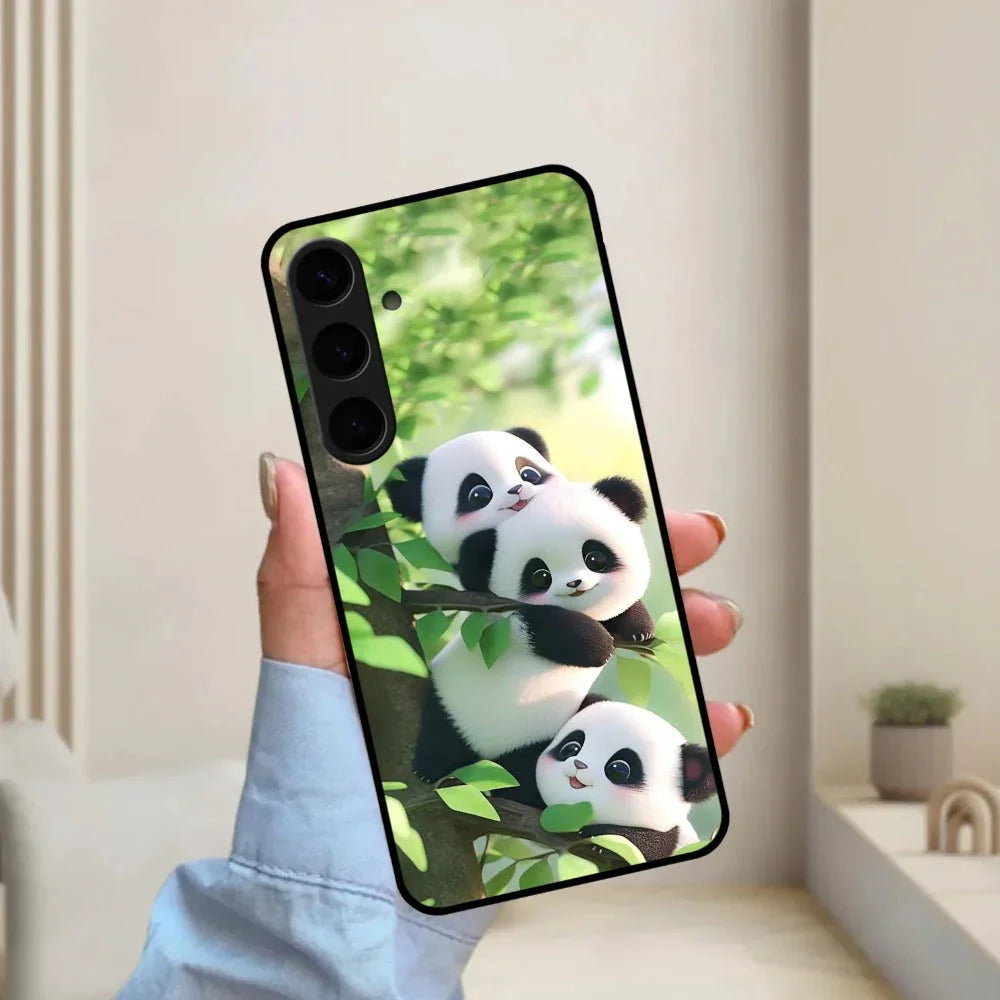 Panda Glossy Metal Case Cover For Samsung - ShopOnCliQ