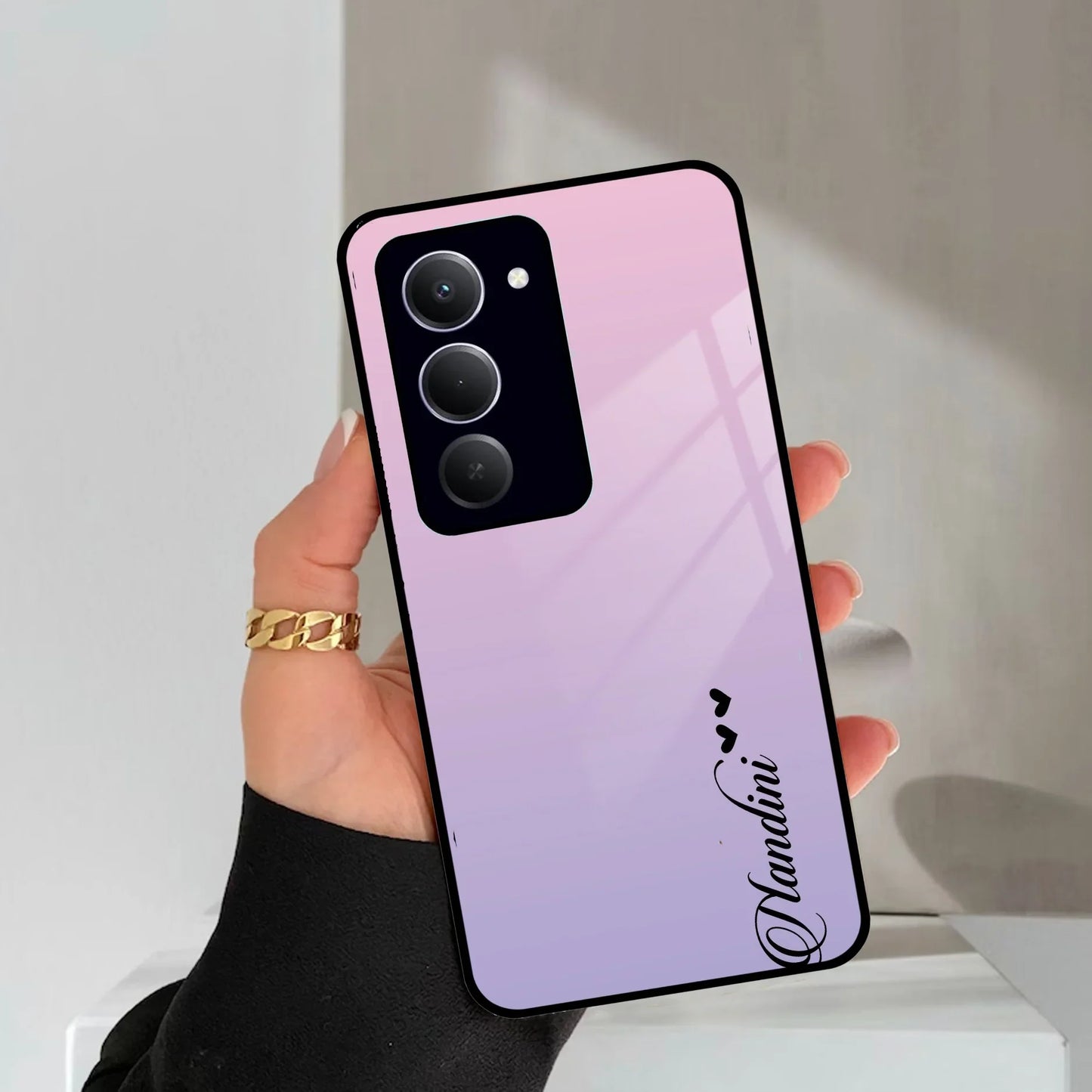 Pink Gradient Glass Case Cover For Redmi/Xiaomi - ShopOnCliQ