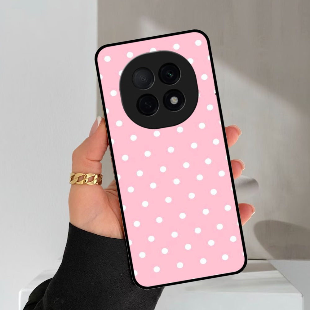 Pollaka Dot Glossy Metal Case Cover For Oppo