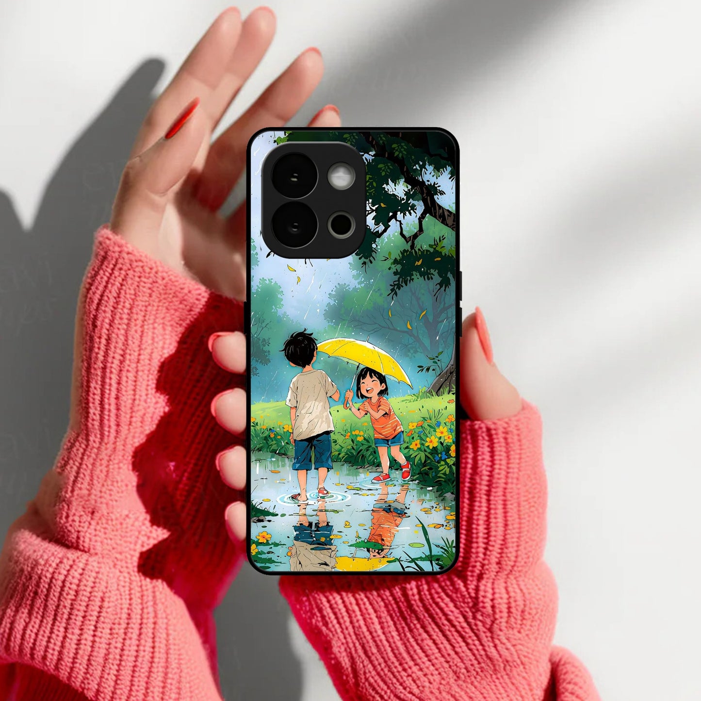 Raindrop Moments Glass Case Cover For OnePlus