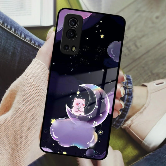 Sky Panda Design Glass Phone Case Cover For Vivo - ShopOnCliQ