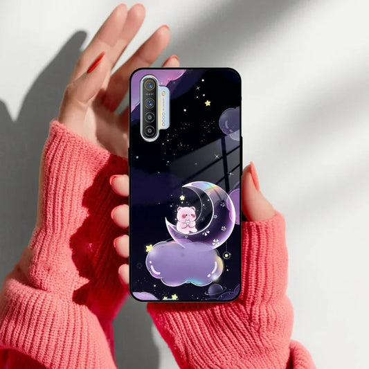 Sky Panda Design Glass Phone Case Cover For Realme/Narzo - ShopOnCliQ