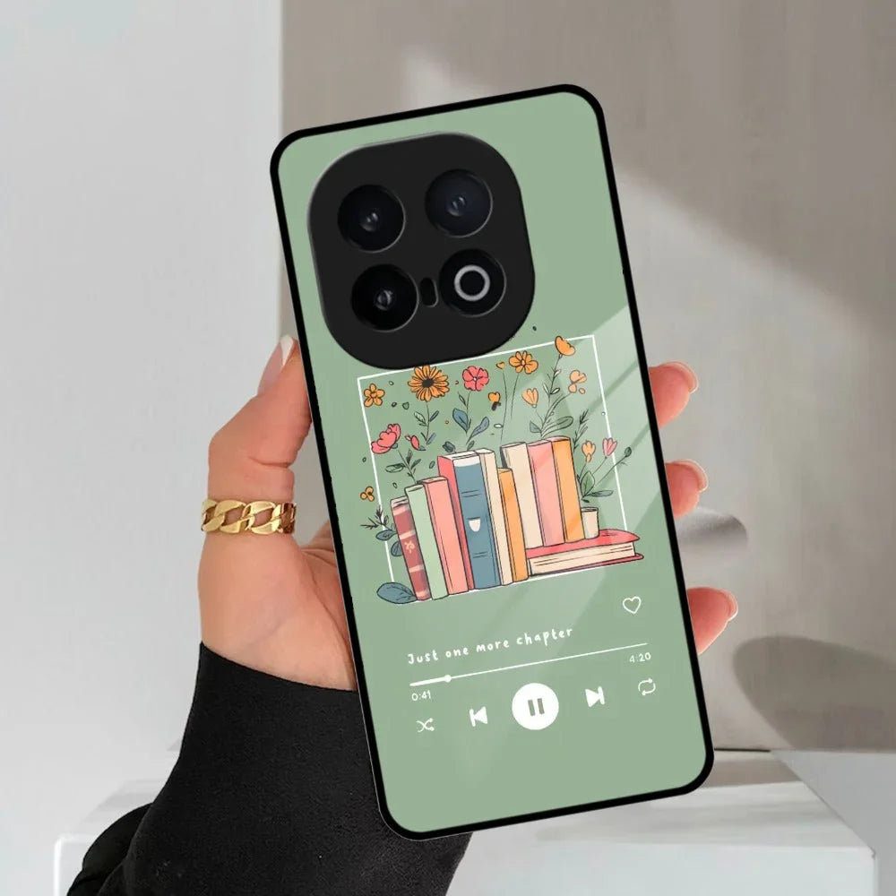 Soft Volume Stories Glass Case Cover For iQOO - ShopOnCliQ