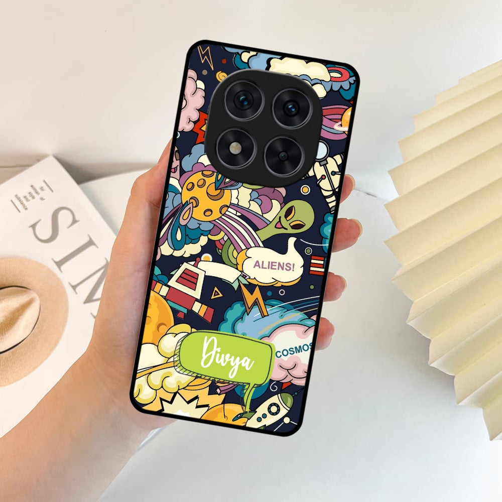 Space Glossy Metal Case Cover For Redmi