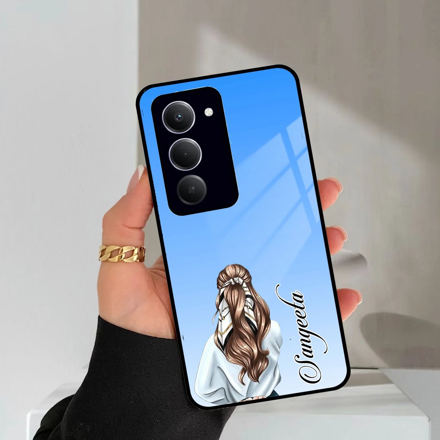 Styles Girl Customize Name Glass Case For Redmi/Xiaomi - ShopOnCliQ