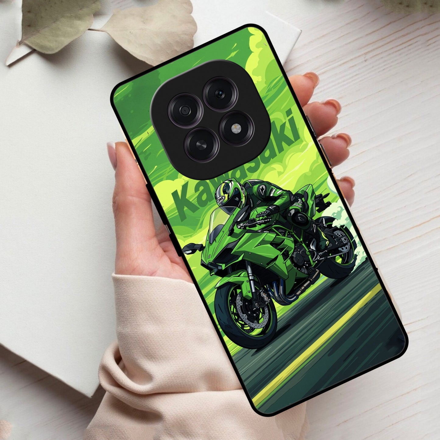 Super Sports Bike Glass Case Cover For Oppo