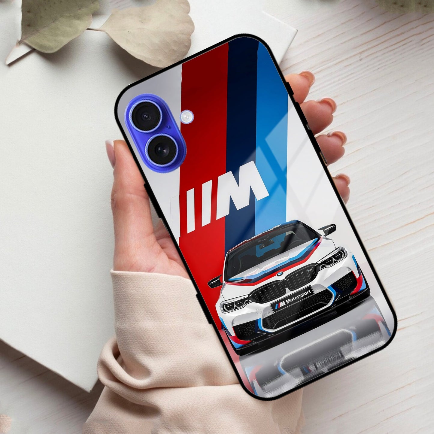 Super Sports Car Glass Case Cover For iPhone
