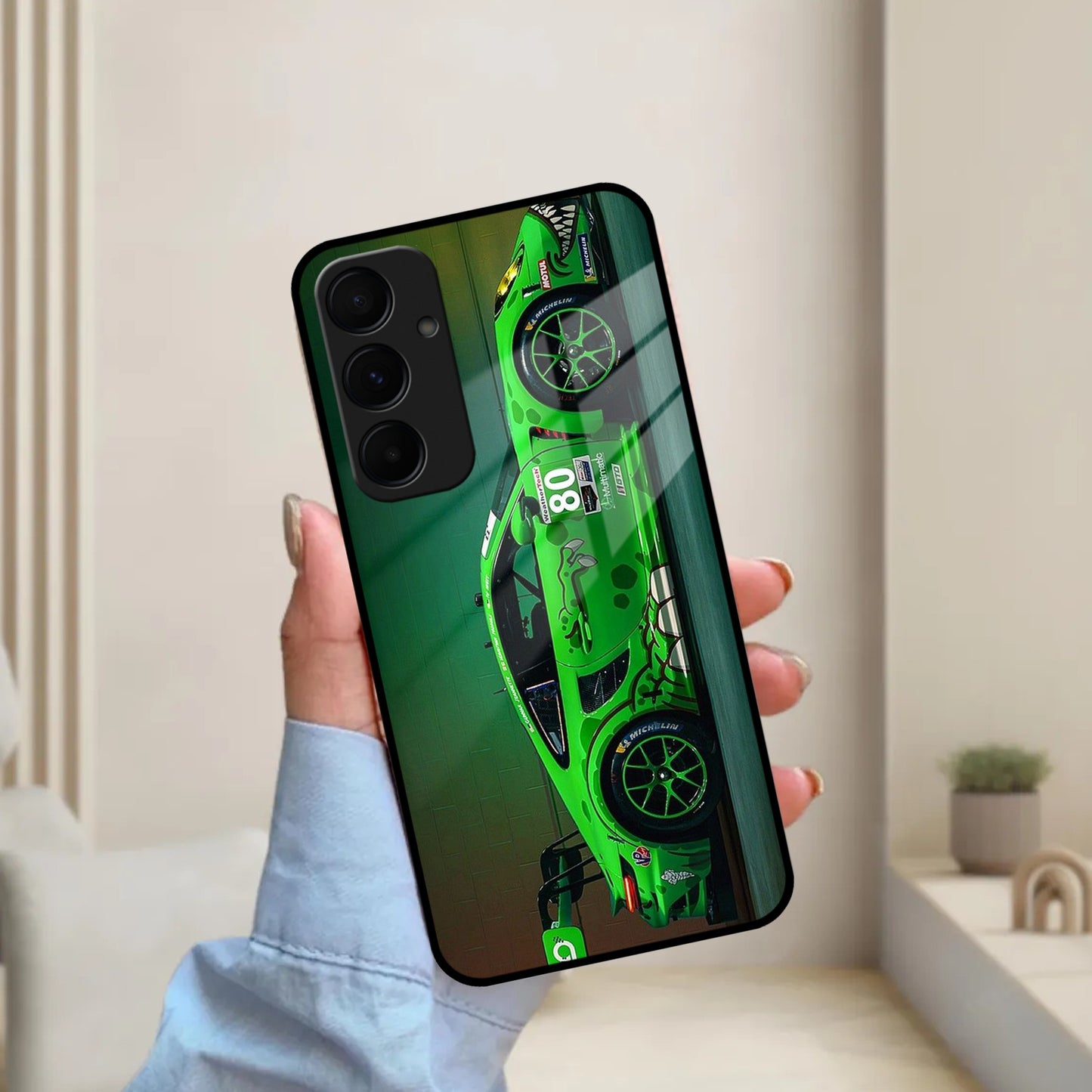 Super Sports Car V2 Glass Case Cover For Samsung