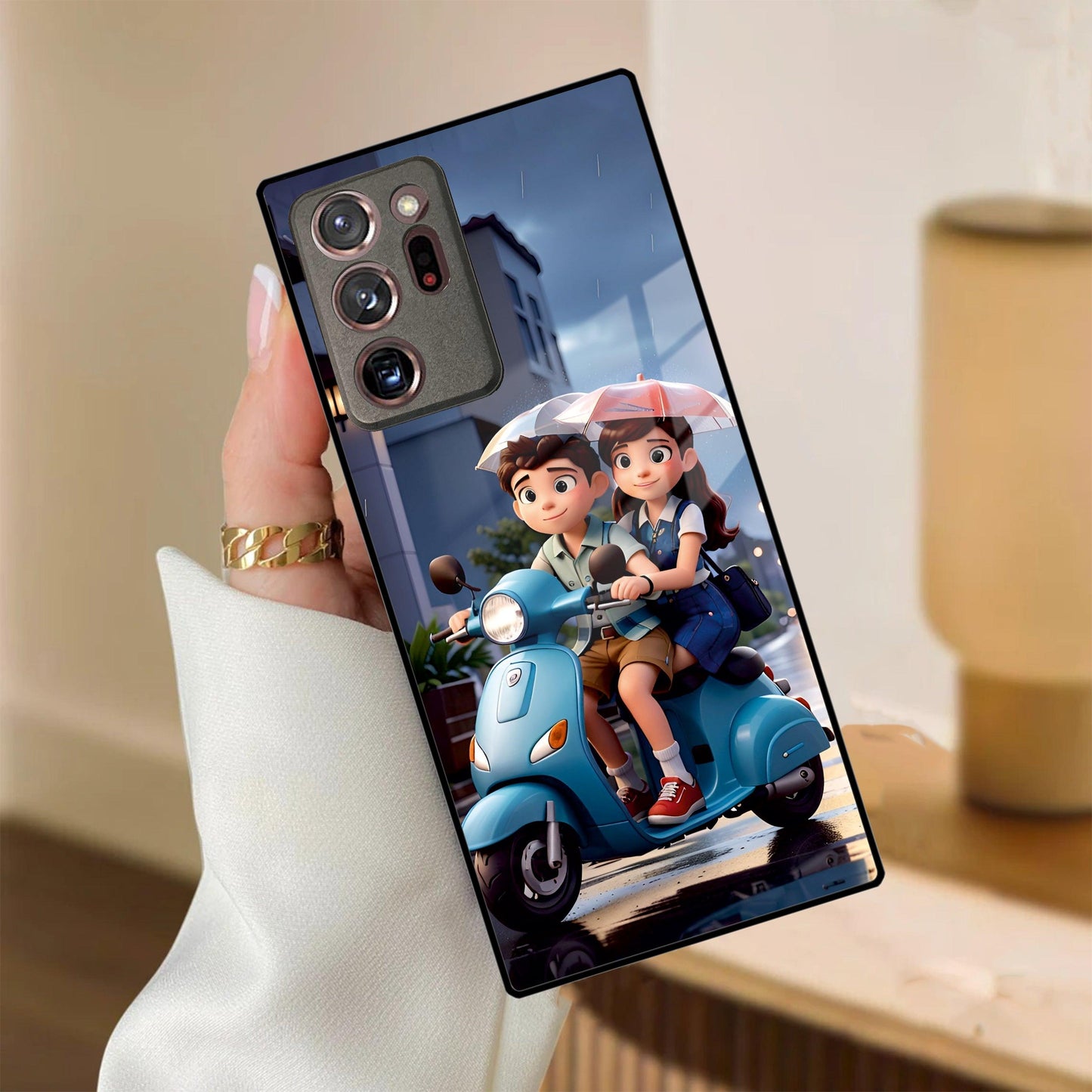 Sweet Escape Glass Case Cover For Samsung