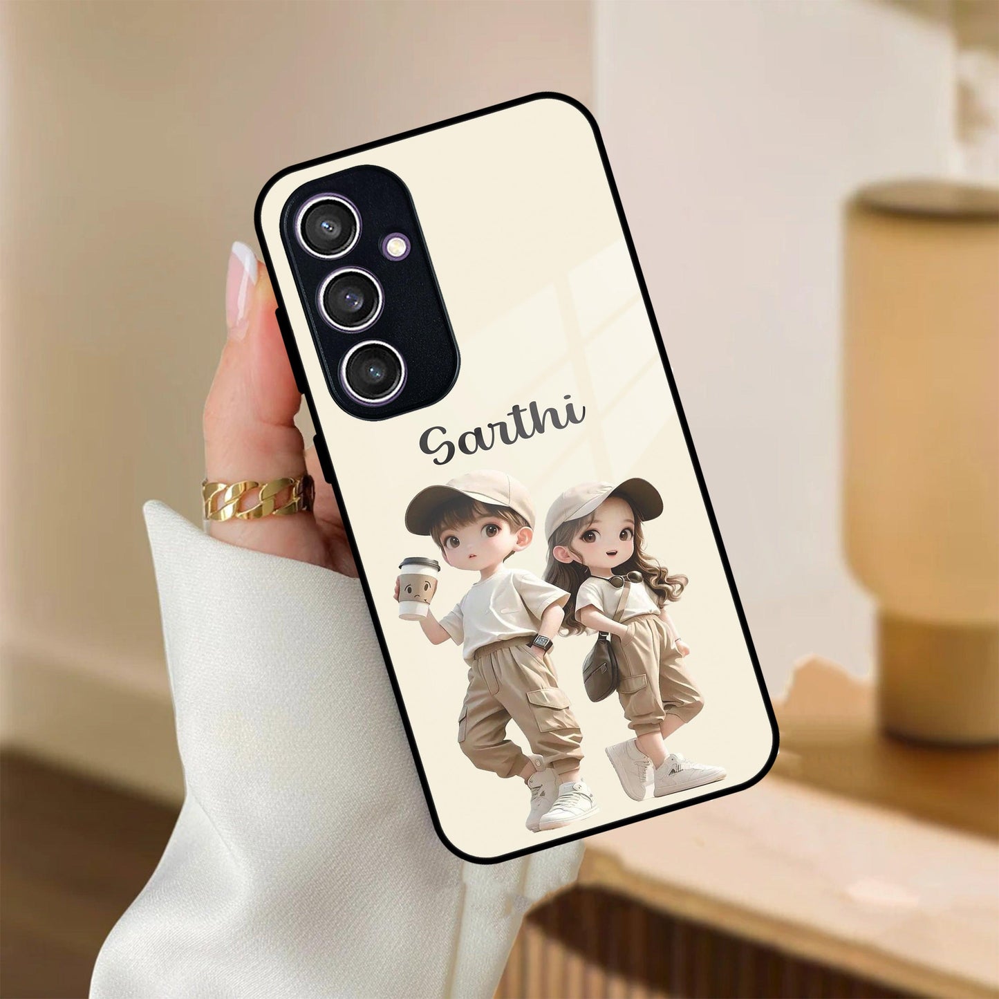Sweet Harmony Customize Glass Case Cover For Samsung