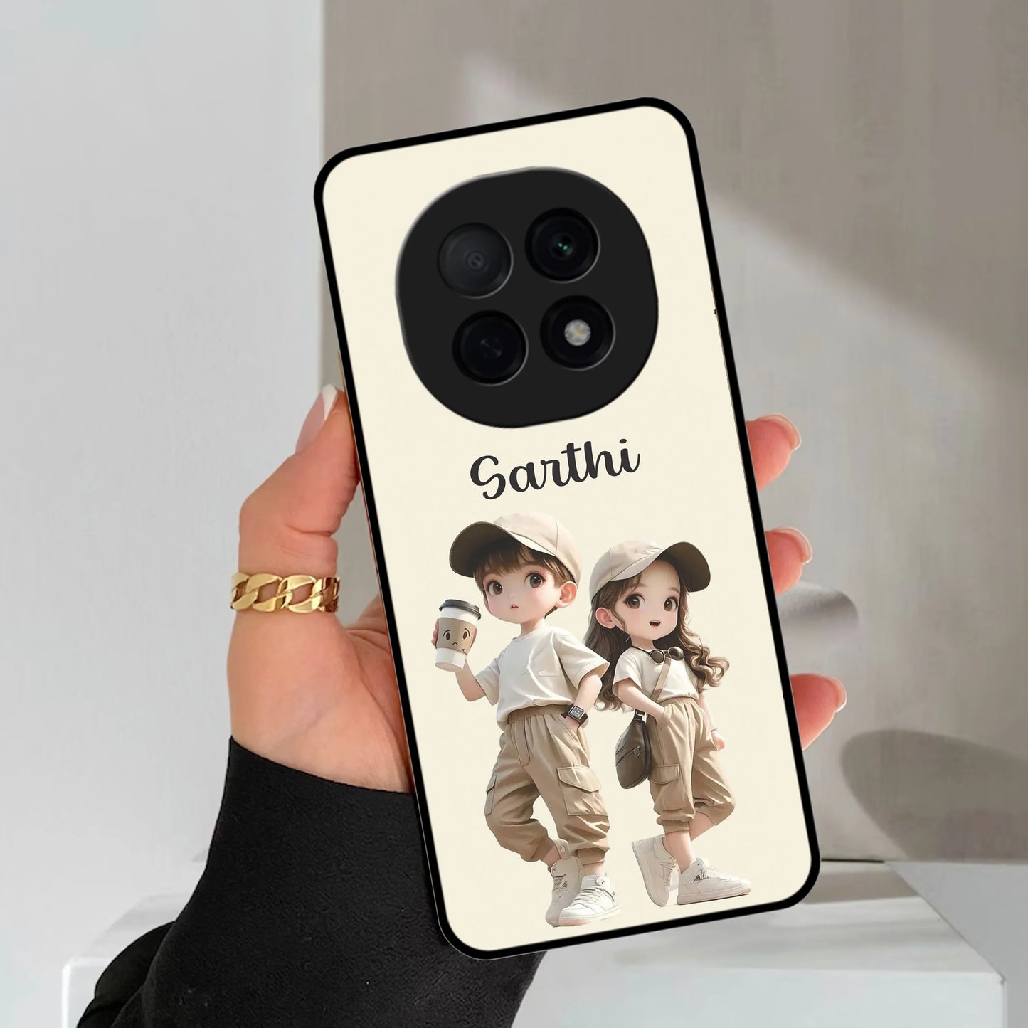 Sweet Harmony Glossy Metal Case Cover For Oppo - ShopOnCliQ