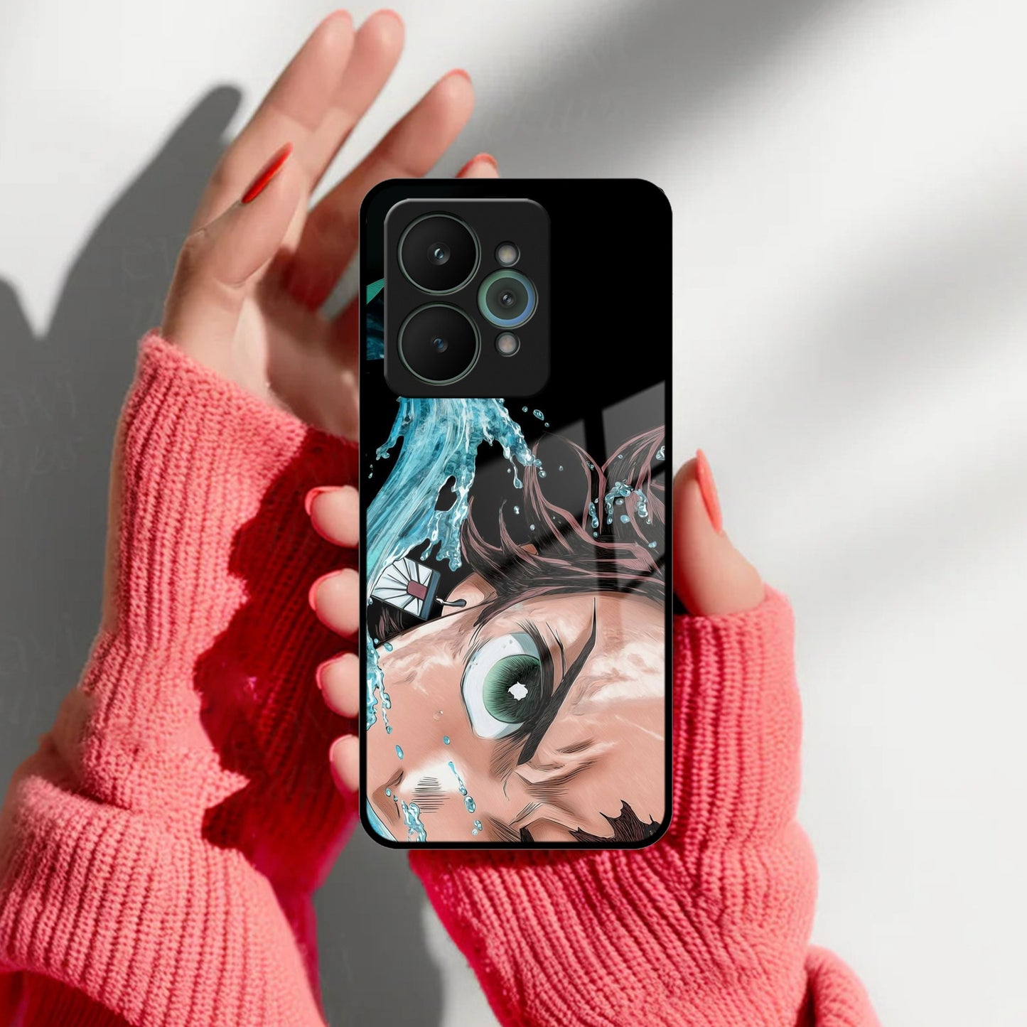 Tanji the Protector Glass Case Cover For Realme