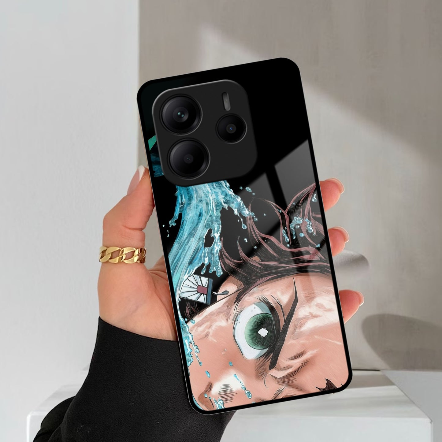 Tanji the Protector Glass Case Cover For Redmi