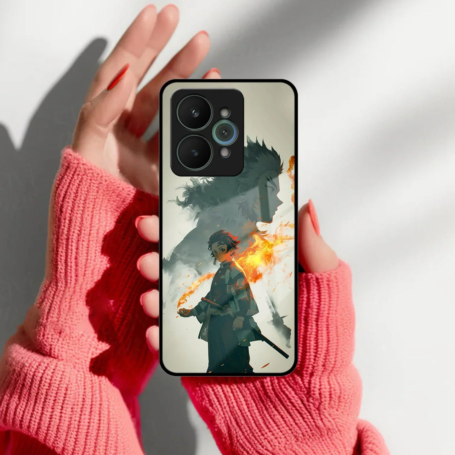 Tanjiro Dream Glass Case Cover For Realme - ShopOnCliQ
