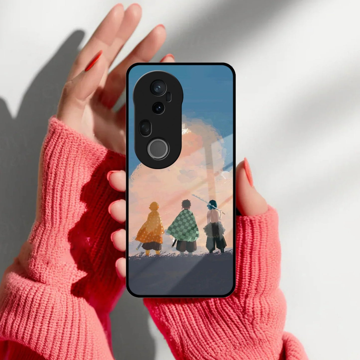 Team Slayer Glass Case Cover For Vivo - ShopOnCliQ