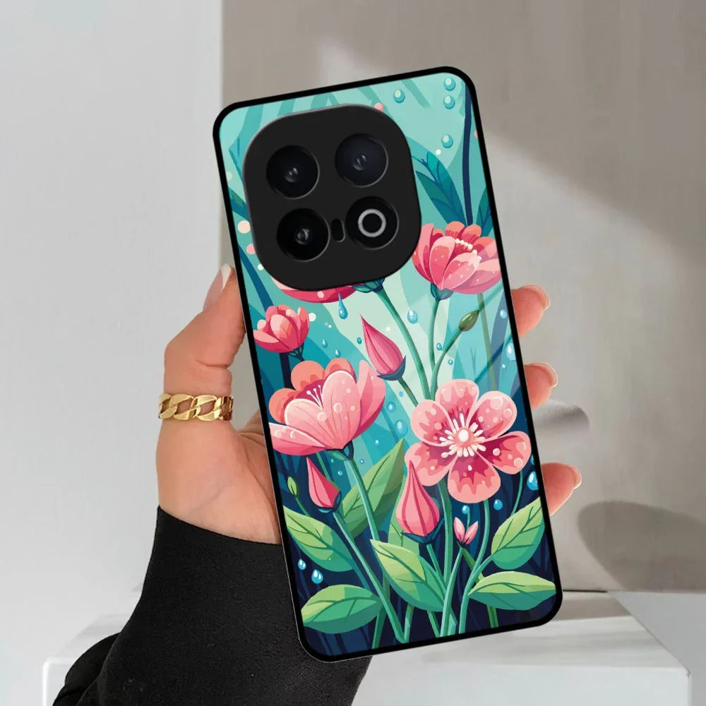 Tears of Spring Glass Case Cover For iQOO - ShopOnCliQ