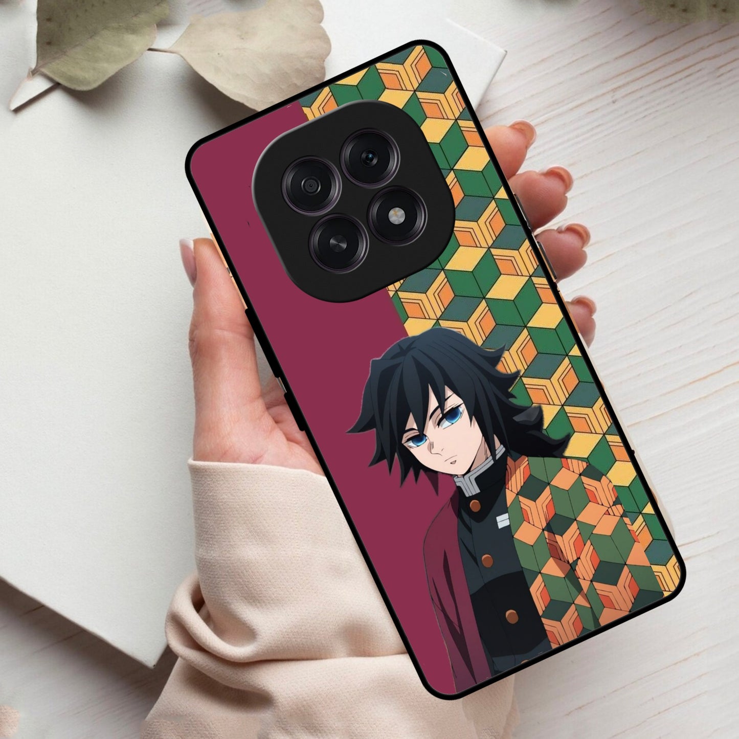 The Calm One Glass Case Cover For Oppo