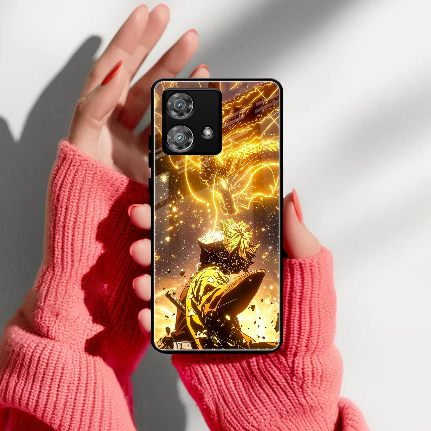 Thunder Boy Glass Case Cover For Motorola