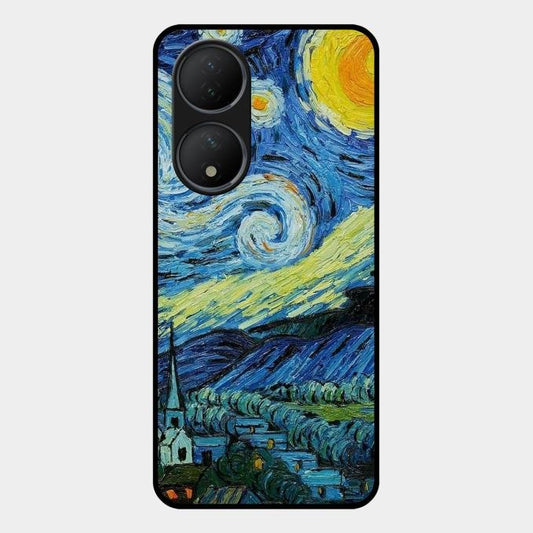 Van Gogh Art Glass Case Cover For Vivo