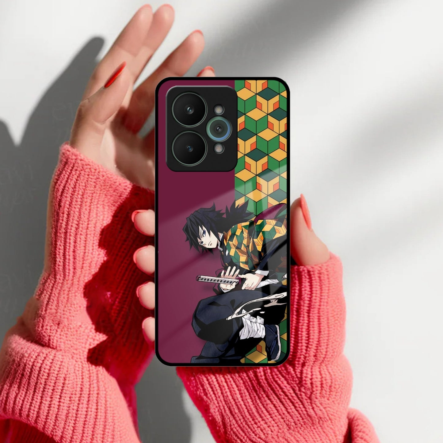 Water Soul Glass Case Cover For Realme