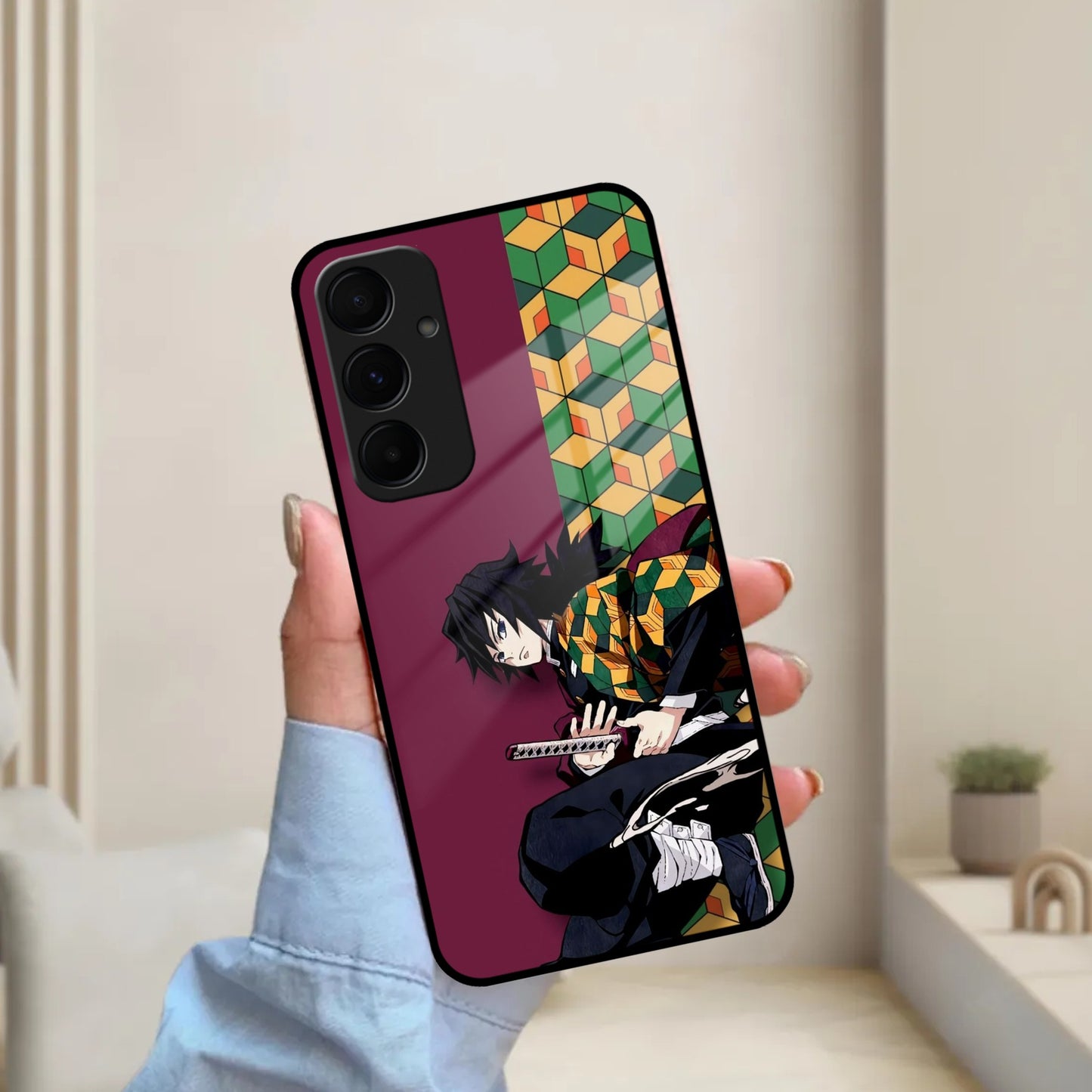 Water Soul Glass Case Cover For Samsung