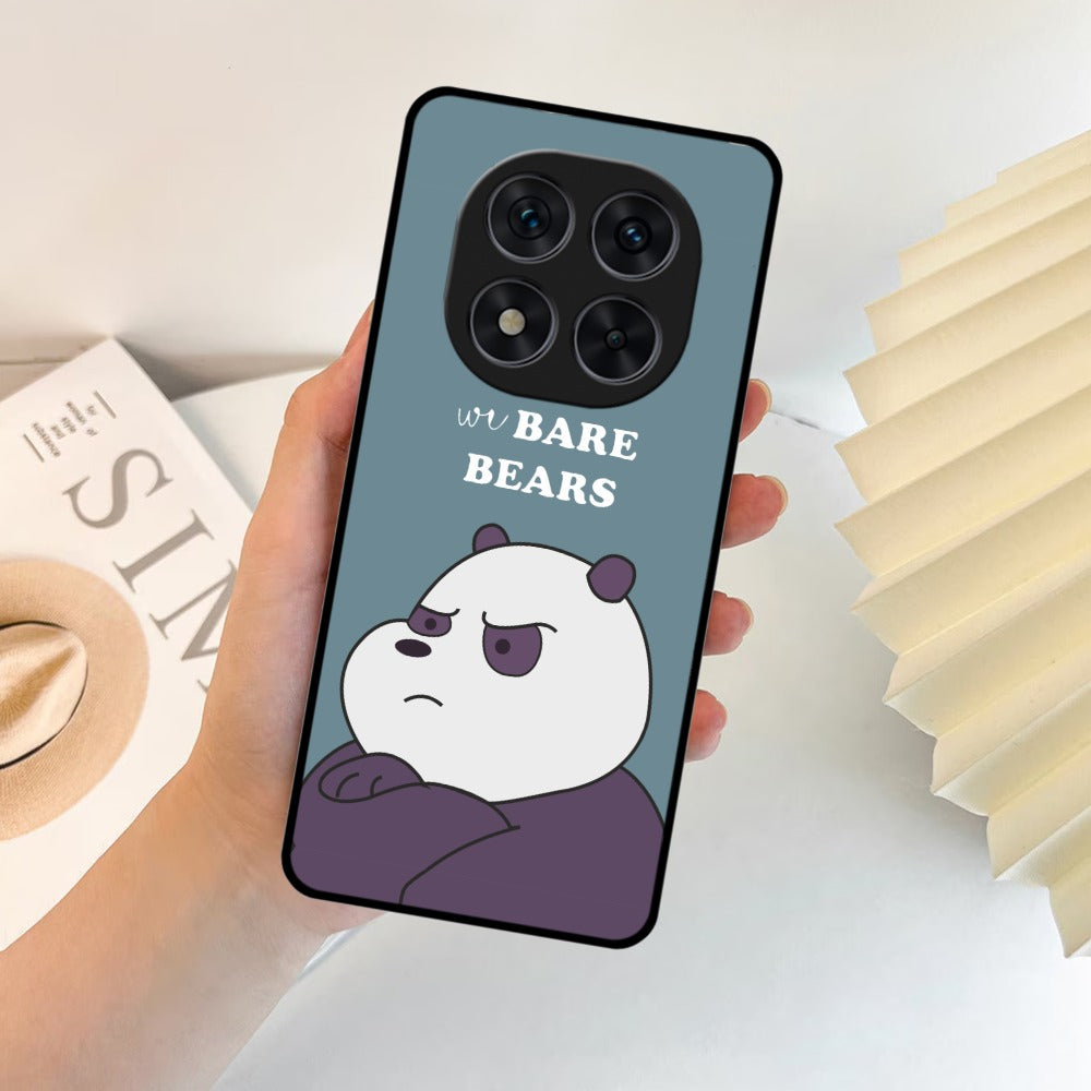 We Bare Bears Blue Glossy Metal Case Cover For Redmi